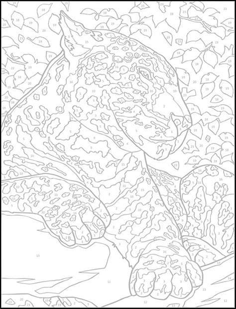 Color By Number Printable Coloring Pages At Free