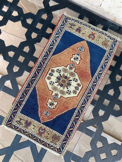 Check spelling or type a new query. 1'10"X3'4"ft, Small Bathroom Rug, Small Vintage Rug, Bath ...