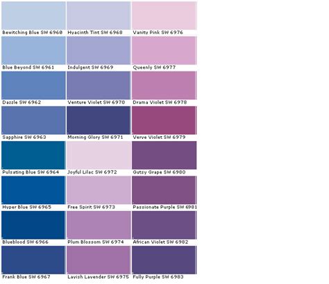 Lavender Paint Colors Chart Colors Paint Chart Coloring Wallpapers Download Free Images Wallpaper [coloring436.blogspot.com]