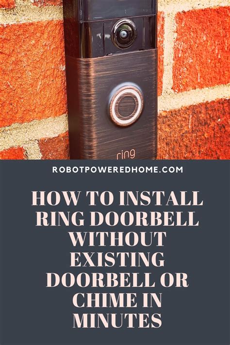 How To Install Ring Doorbell Without Wiring