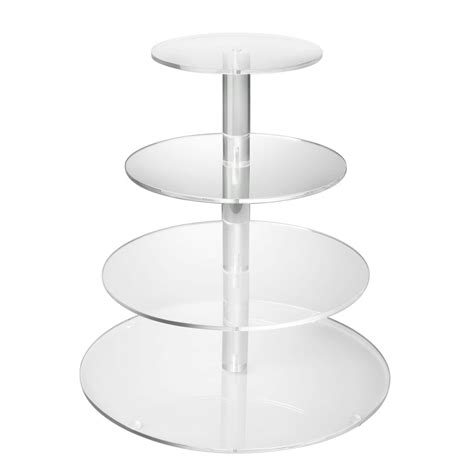 4 Tier Cupcake Stand Holder Tower Wedding Birthday Party Plastic