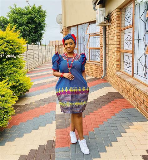 Sepedi Traditional Attire And Dresses 2022 For African Shweshwe Home