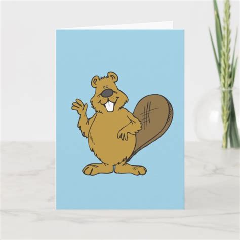 Dirty Funny Beaver Birthday Card Au