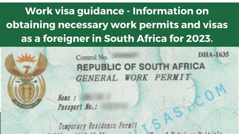 Work Visa Guidance Information On Obtaining Necessary Work Permits