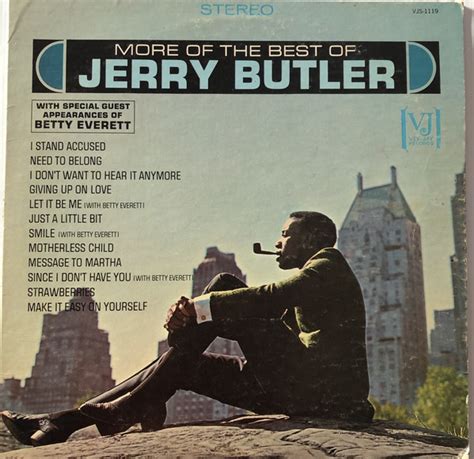 Jerry Butler The Best Of Jerry Butler Vinyl Records Lp Cd On Cdandlp