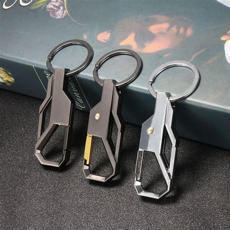 Cool Design Keychain Metal Key Knob Fashion Key Holder Car Accessories