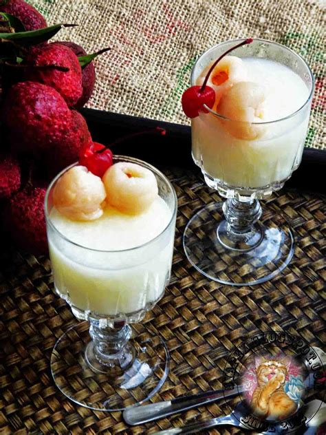 Kek coklat puding susu peach mood via. syapex kitchen: Puding Laici Dangdut