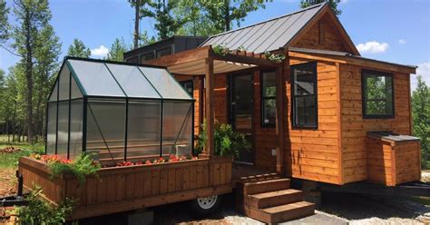 Step Inside This One Of A Kind Tiny Home With Its Own Detachable Greenhouse