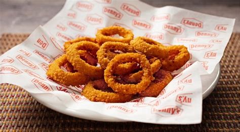The denny's appetizer menu prices has fries, sticks, nachos and even pancake hush puppies. Crispy Brussels Sprouts Appetizer - Denny's Canada