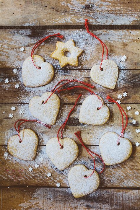 Many christmas cookies are still heavily spiced. Christmas cookies by Pixel Stories - Stocksy United