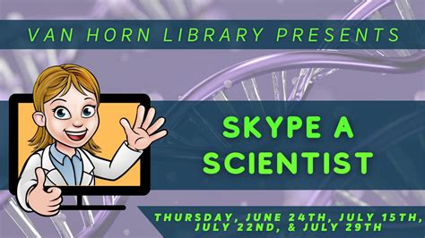 Skype A Scientist Tomorrow Pine Island Public Library