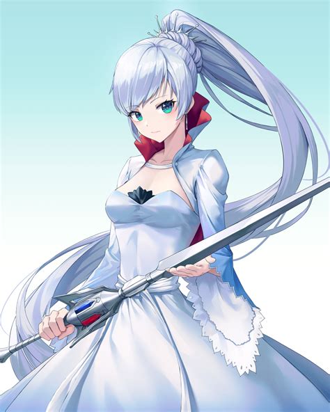 Moon Restire Weiss Schnee Rwby Absurdres Commentary Highres