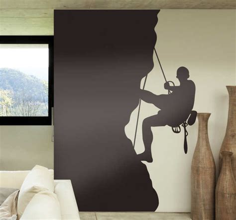 Rock Climbing Wall Sticker Tenstickers