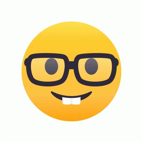 Animated Emoticons Animated Gif Smiley Emoji Smiley Faces Cute Nerd
