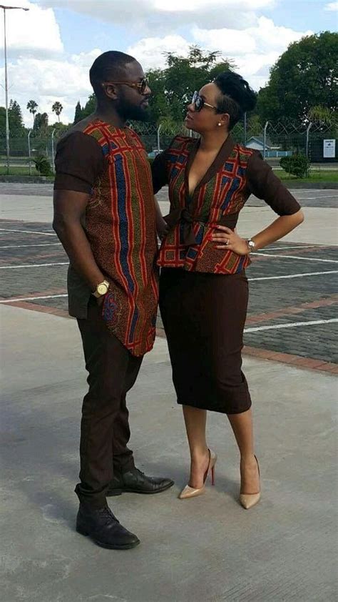 Couples African Attire Couples African Outfits African Men Fashion Couples African