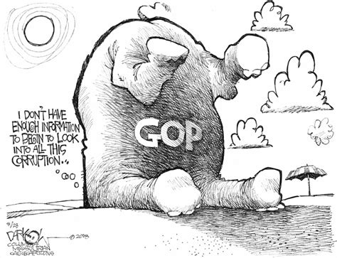 Gop Head In The Sand