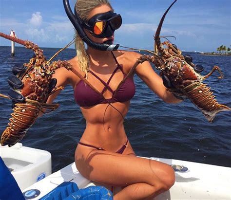 Worlds Sexiest Angler Emily Riemer Catches 100kg Fish In Tiny Bikini