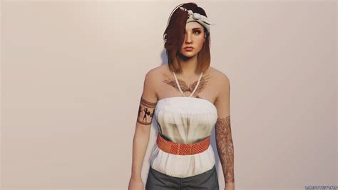 Top With Belt For Mp Female 10 Top For Female Character For Gta 5