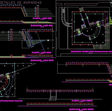 Detail Extern Handrails Dwg Detail For Autocad Designs Cad