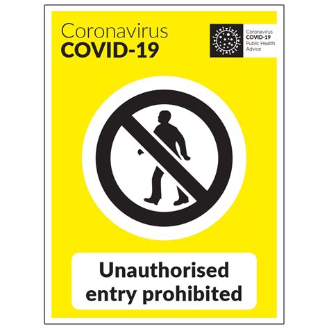 Restricted and prohibited are two words in english language that are enough to confuse non we often see a list of restricted and prohibited firearms, restricted entry doorways, restricted imports, and. Coronavirus Unauthorised Entry Prohibited Sign