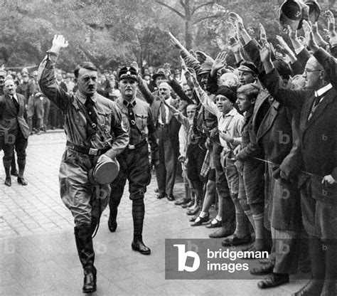 Image Of Nuremberg Rally Nazi Party In Adolf Hitler Saluted By