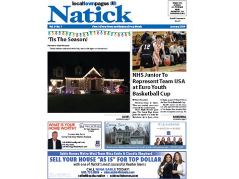 Natick January 2024 Natick Local Town Pages