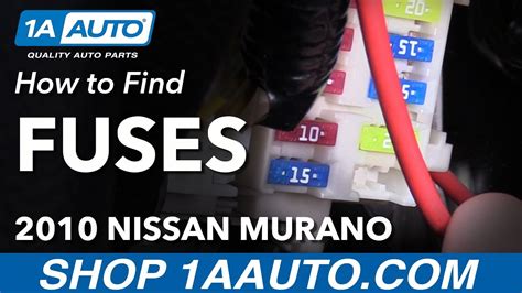 2016 Nissan Murano AWD Fuse Box Diagrams