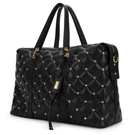 Badgley Mischka Quilted Travel Tote Weekender Bag