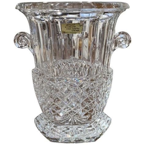 Vintage French Cut Crystal Champagne Ice Bucket With Side Handles Chairish