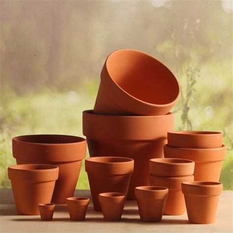 10pcs Mini Terracotta Pot Clay Ceramic Pottery Planter Cactus Flower