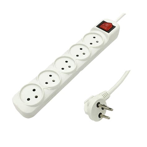 5 Port Multi Plug Electrical Extension Switch Socket Alltech