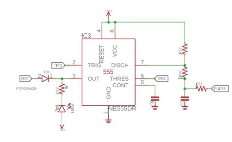 Electronic Astable 555 Timer Circuit That Resets On A Heartbeat