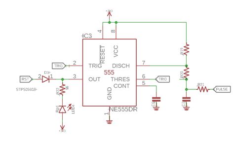 A monostable 555 timer is required to produce a time delay within a circuit. pulse - Astable 555 timer circuit that resets on a heartbeat - Electrical Engineering Stack Exchange