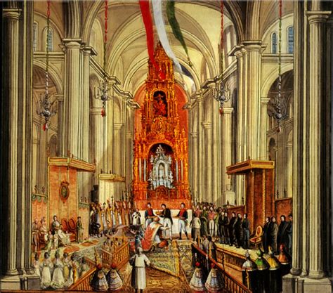 Coronación Del Primer Emperador De México 21 De Julio De 1822