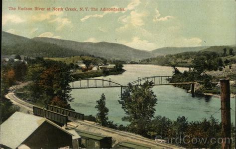 The Hudson River North Creek Ny Postcard