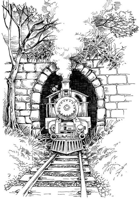 Steam Train Stock Vector Illustration Of Mount Black 73280946 Pen