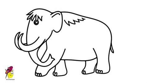 Elephant For Kids Easy Drawing For Kids How To Draw An