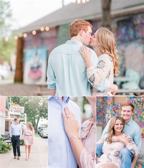 Bishop Arts Engagement Session In Downtown Dallas