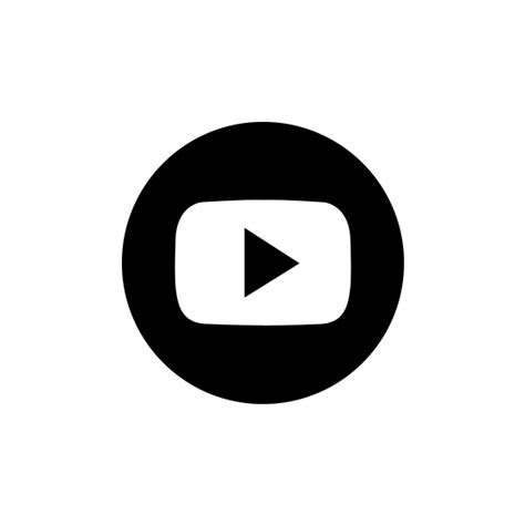 Youtube Icon Black And White 348353 Free Icons Library