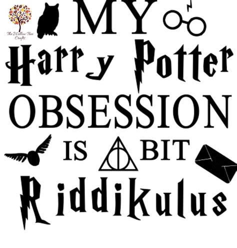 furniture stickers My Harry Potter Obsession Is Riddikulus Harry Potter