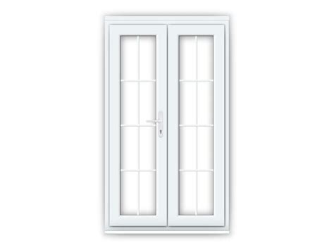 White Upvc French Doors With Geogian Bar 1200mm X 2100mm Darlaston