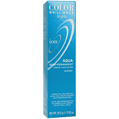 Ion Color Brilliance Brights Semi Permanent Hair Color Aqua Reviews
