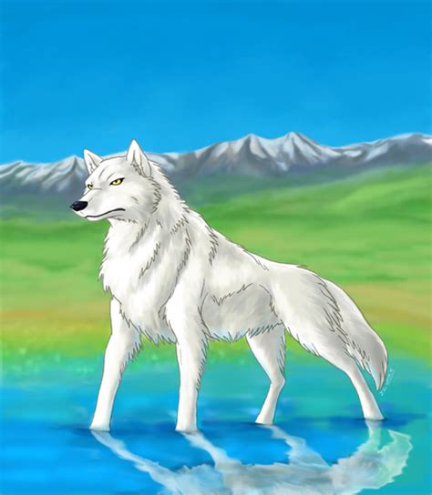 White wolf from balto cartoon wolf anime wolf fantasy wolf. Wolf pics cause im bored :D: Anime Wolf