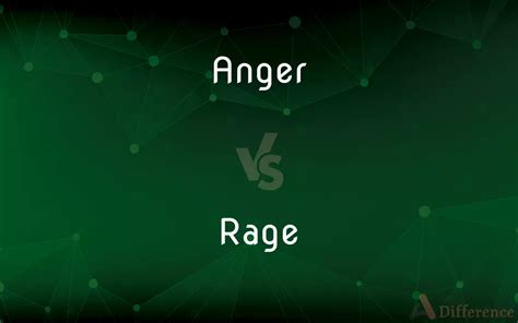 Anger Vs Rage — Whats The Difference