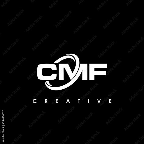 Cmf Letter Initial Logo Design Template Vector Illustration Stock