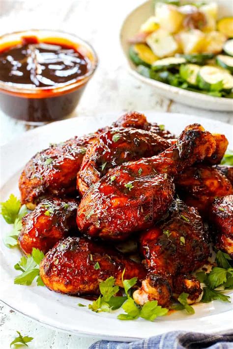 The trick to good grilled bbq chicken. Grilled BBQ Chicken with Homemade BBQ Sauce (Video!)