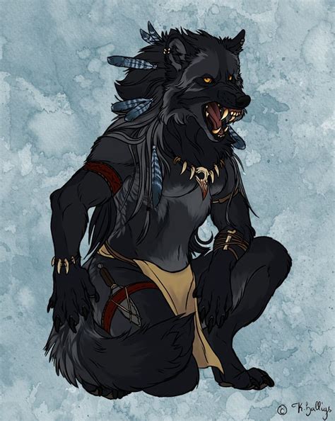 Commission Werewolf Lark By Khalliys Anthro Furry Werewolf Werewolf Art