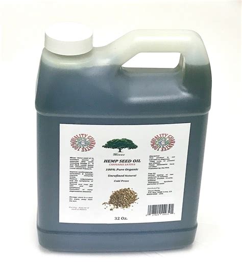 Organic Hemp Oil 100 Pure Hemp Seed Oil Unrefined Cold Pressed 87 Lb