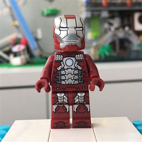 Lego Iron Man Mk V Minifigure Brick Land