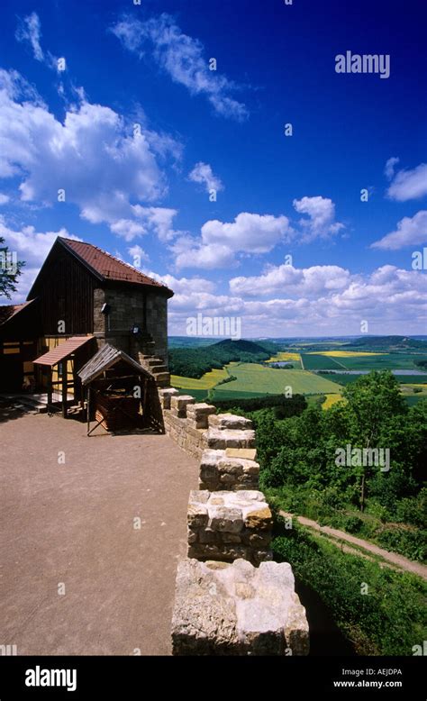 Germany Thuringia Wachsenburg Castle Stock Photo Alamy